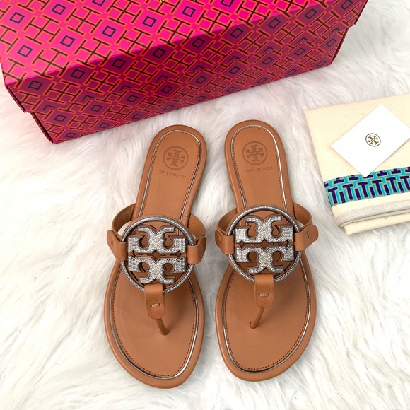 tory burch embellished sandals